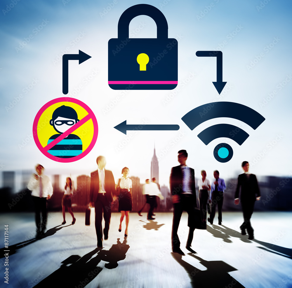 Online Security Protection Networking Privacy Concept