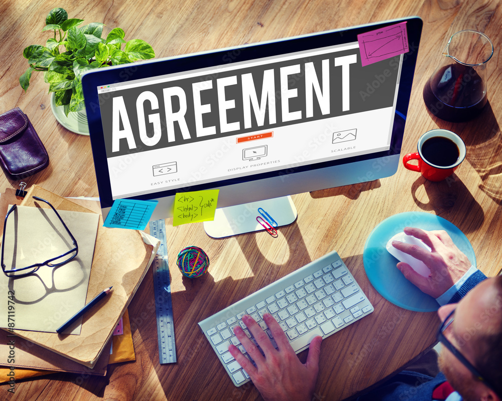 Agreement Cooperation Partnership Deal Contract Concept