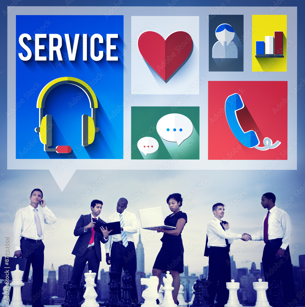 Customer Service Consultant Hospitality Care Concept