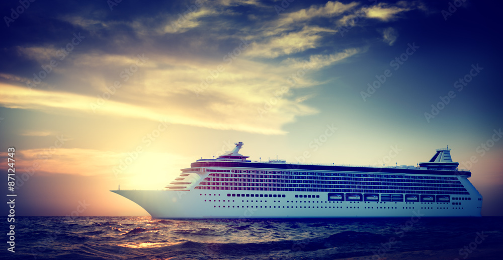 Yacht Cruise Ship Sea Ocean Tropical Scenic Concept