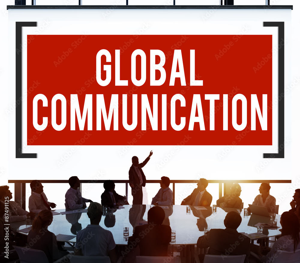 Global Communication Connection Community Concept