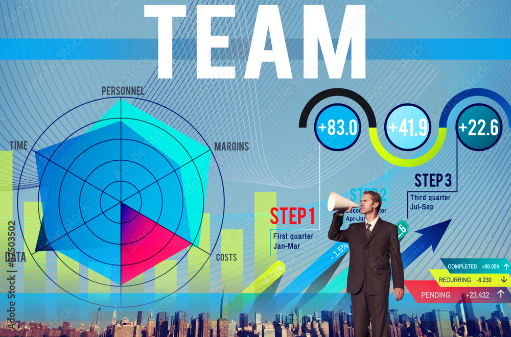 Team Teamwork Corporate Partnership Cooperation Concept