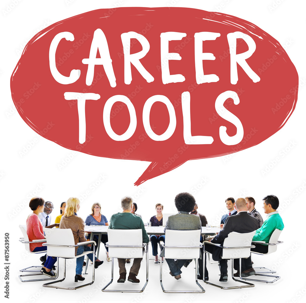 Career Tools Guidance Employment Hiring Concept