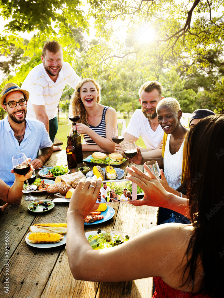 Food Table Delicious Meal Prepare Cuisine Concept