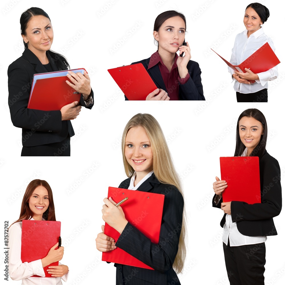 Women, Business, File.