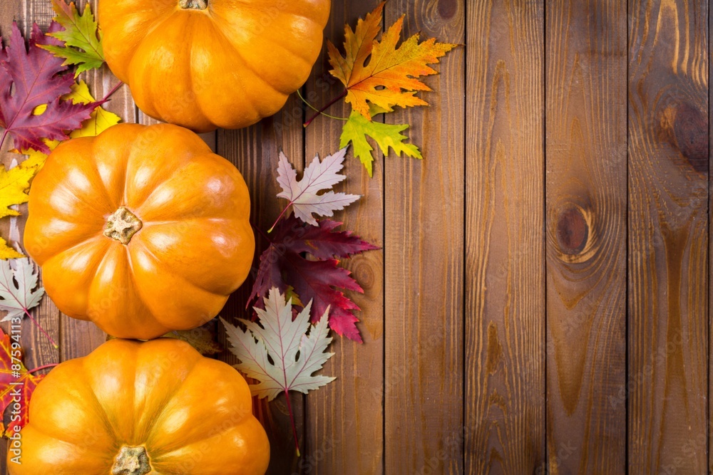 Background, cornucopia, pumpkin.