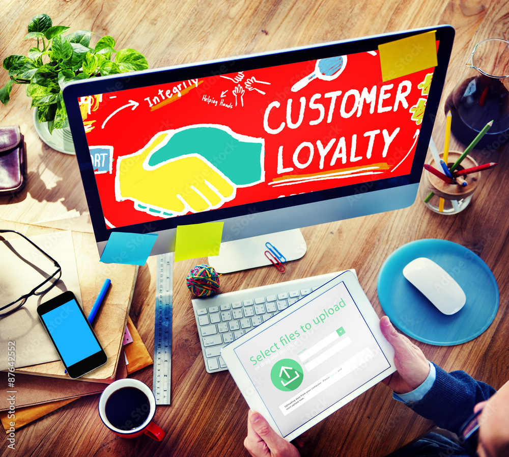 Customer Loyalty Satisfaction Support Strategy Service Concept