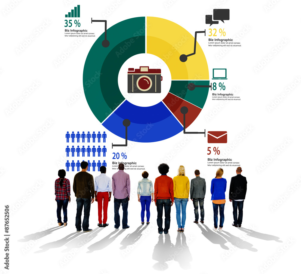 Analysis Analytic Marketing Sharing Graph Diagram Concept