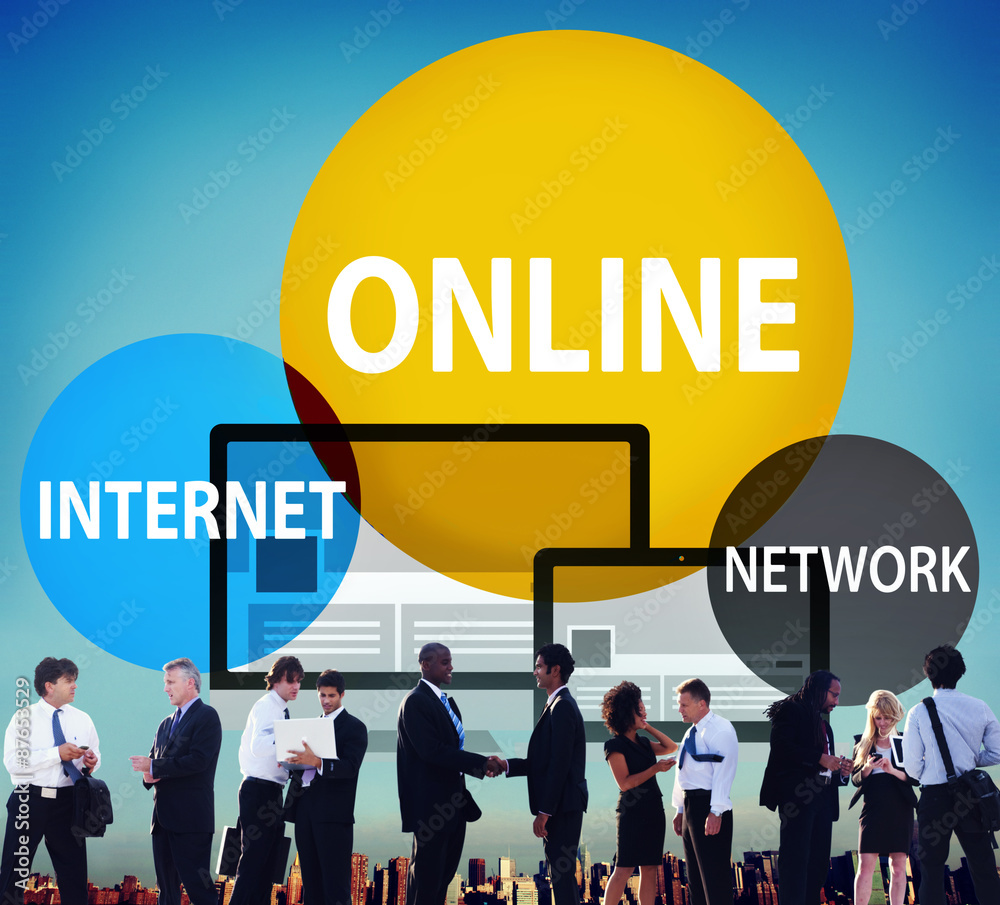 Online Network Internet Connnecting Concept