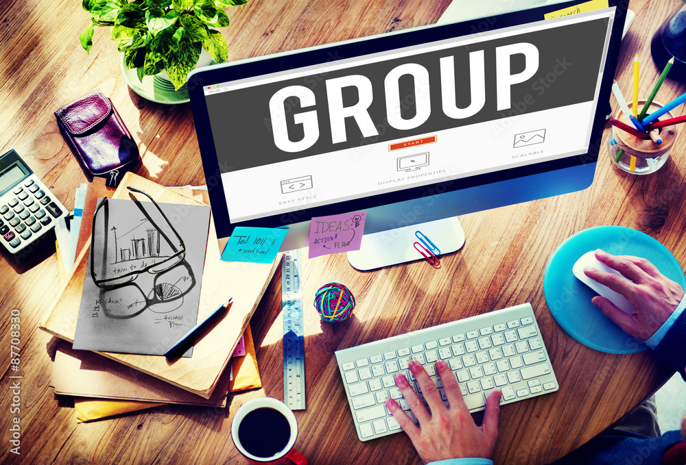 Gruop Union Team Organization Partnership Concept