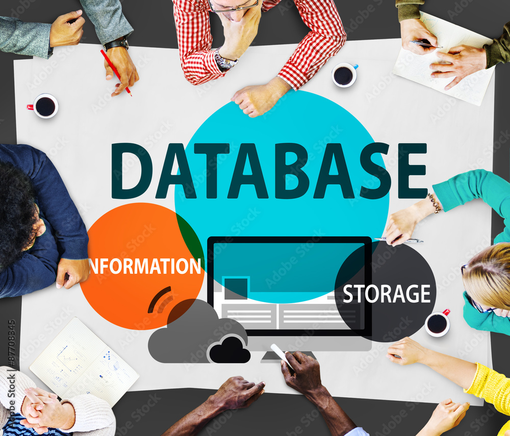 Database Online Storage Technology Concept