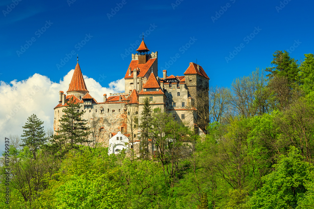 The famous Dracula castle,Bran,Transylvania,Romania