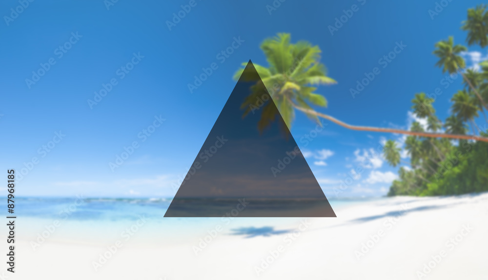 Summer Togetherness Friendship Triangle Copy Space Concept