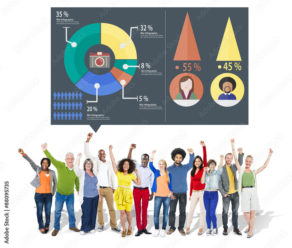 Analysis Analytic Marketing Sharing Graph Diagram Concept