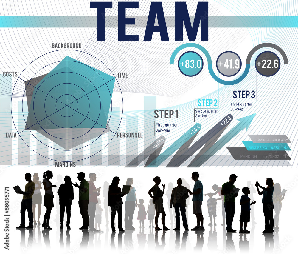 Team Teamwork Corporate Partnership Cooperation Concept