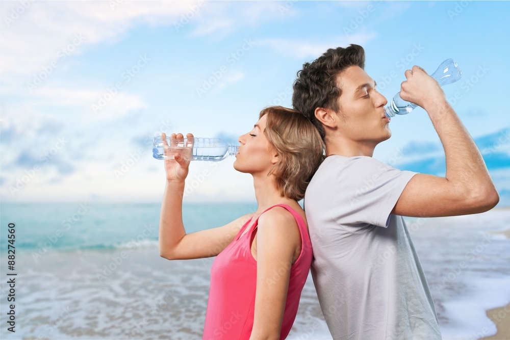 Water, Drinking, Sport.