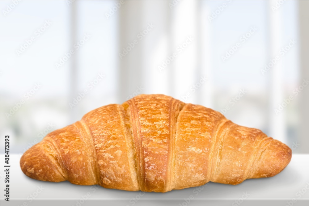 Croissant, baked, bakery.