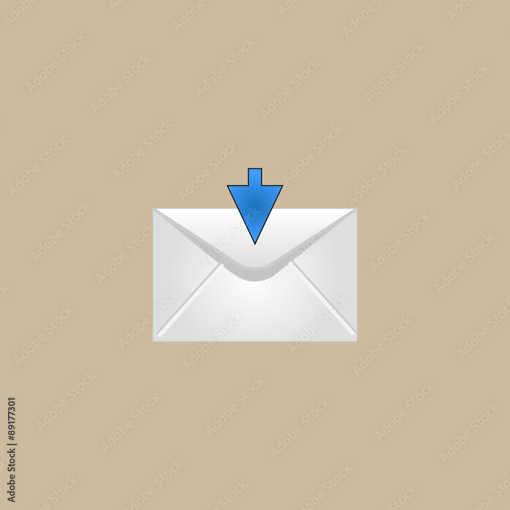 Simple mail icon