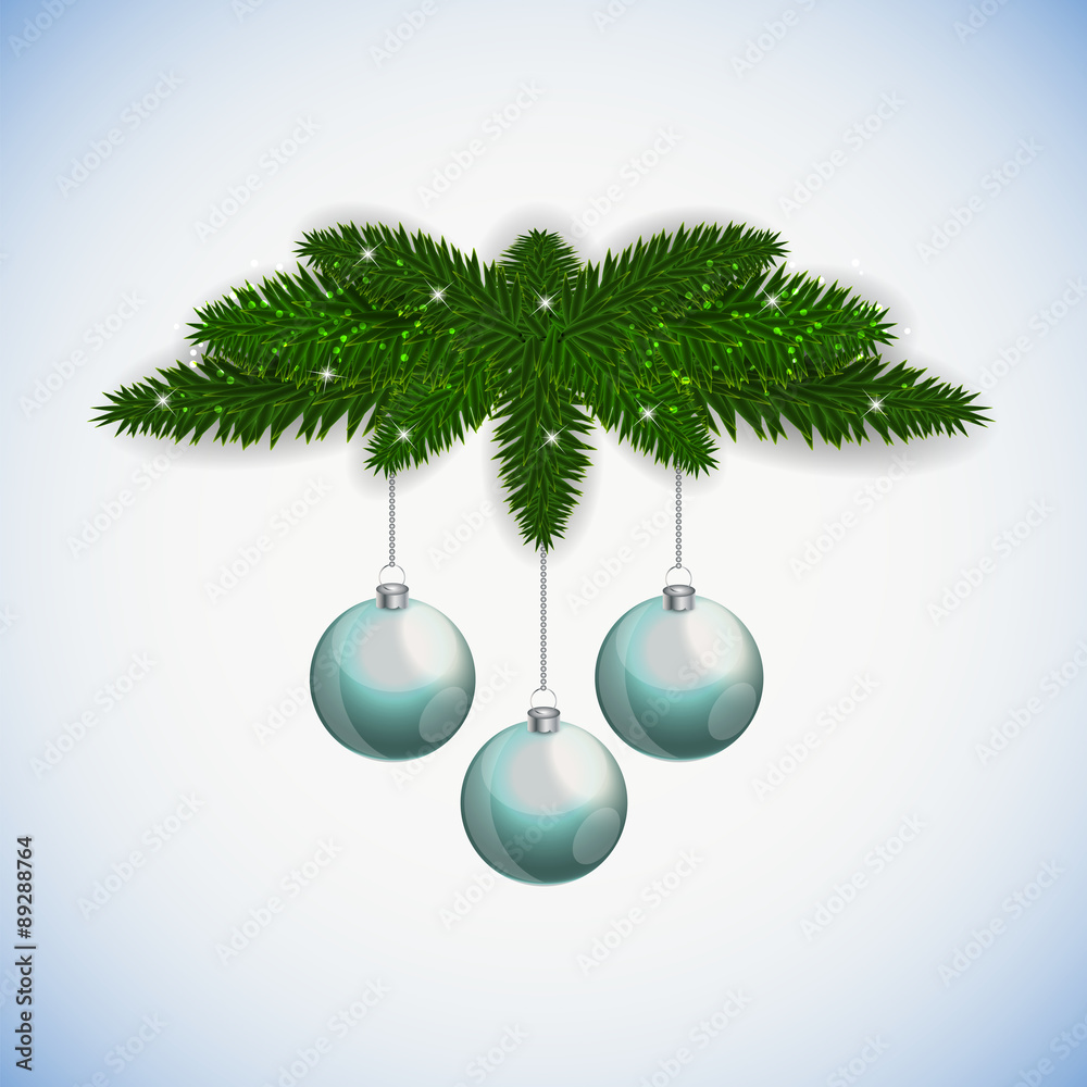 Abstract beauty Christmas and New Year background. Vector Illust