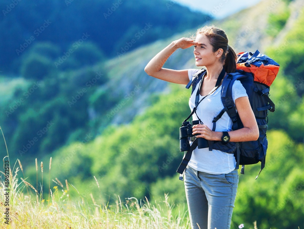 Hiking.