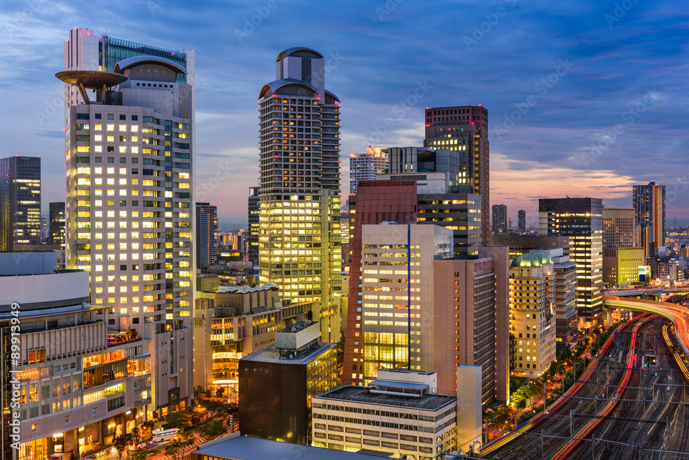 大阪城市景观