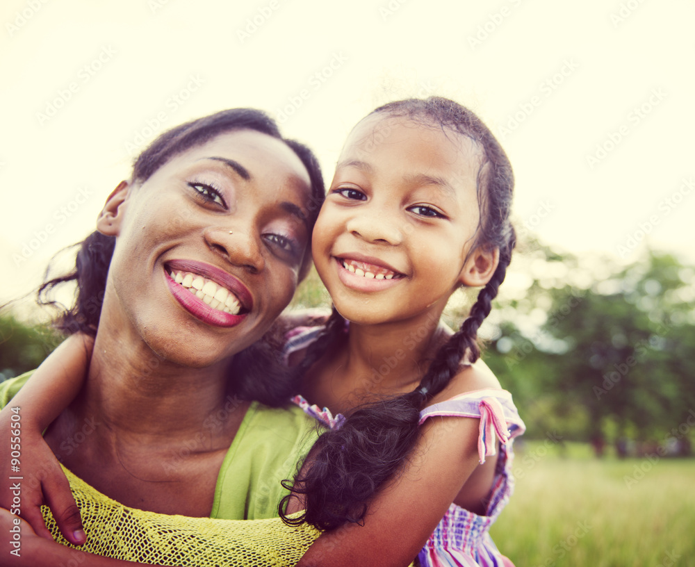 African Family Happiness Holiday Vacation Activity Concept