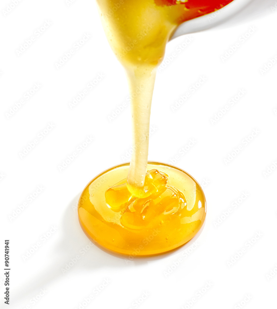 pouring honey