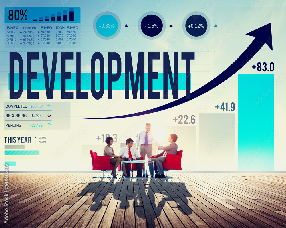 Development Goals Growth Improvement Strategy Concept