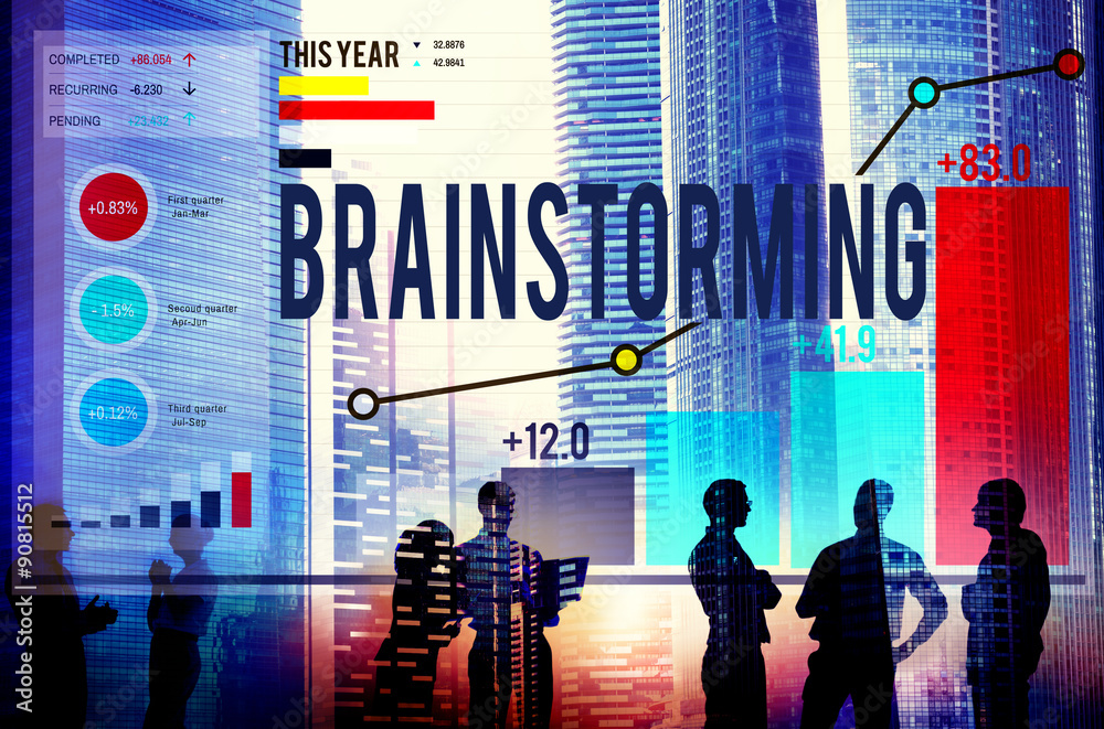 头脑风暴式商业分析战略研究概念