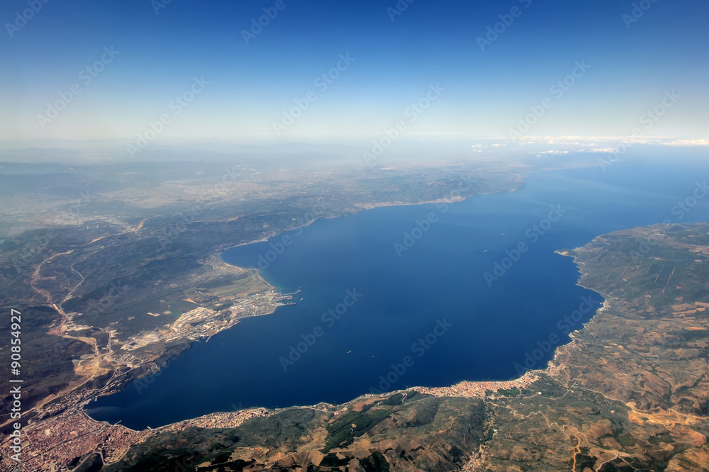 Image through aircraft window