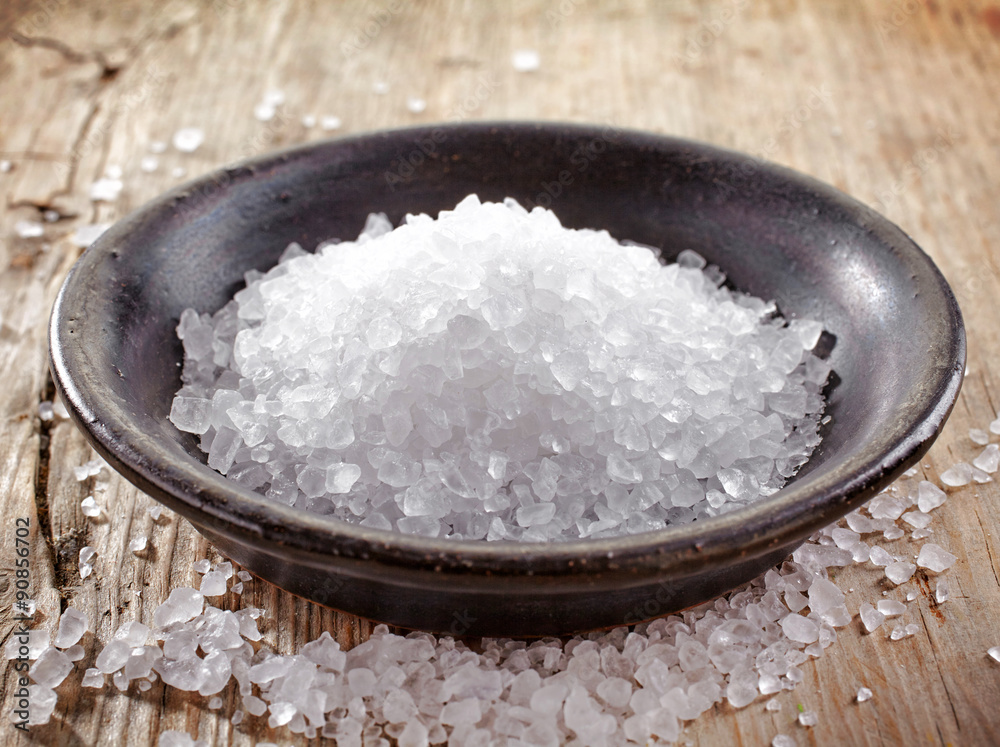 bowl of sea salt