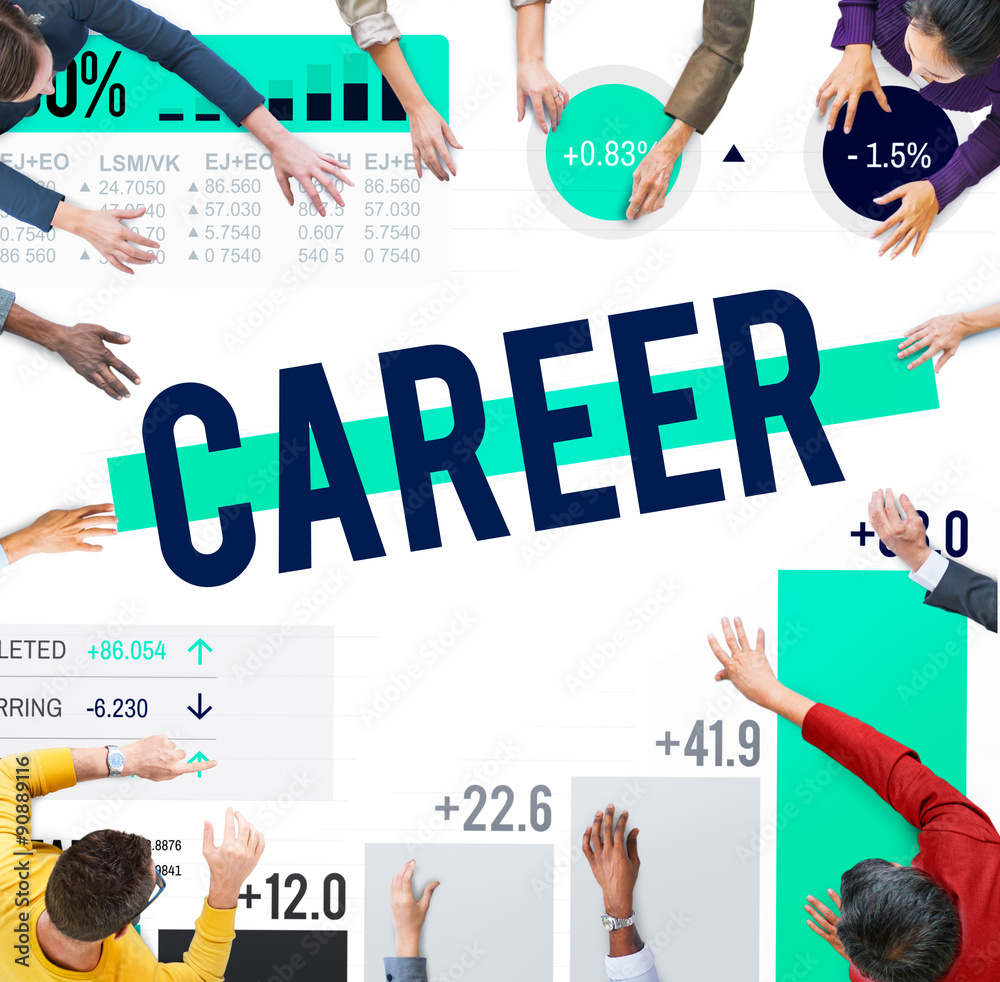 Career Employment Data Analysis Recruitment Concept