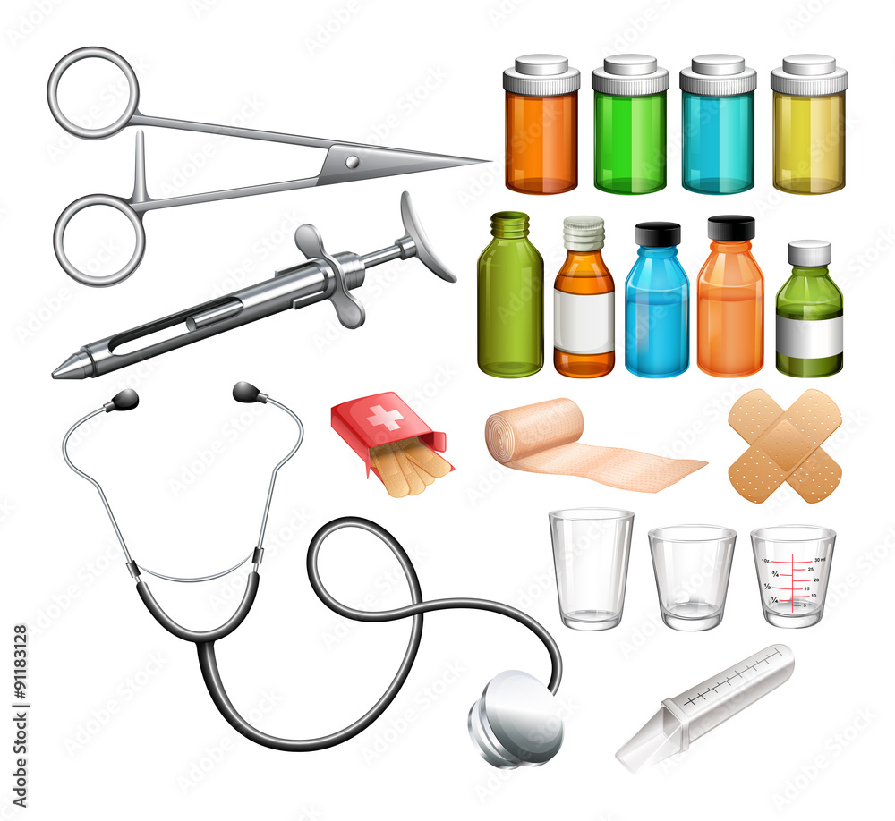 Medical equipment and container