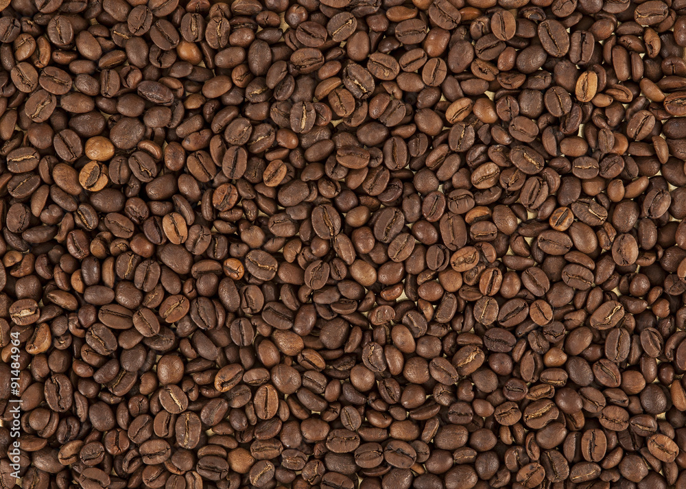 roasted coffee beans, can be used as a background