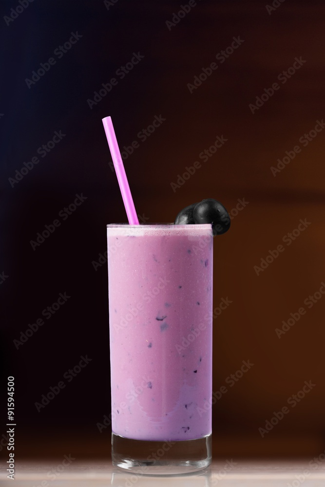 Blueberry Smoothie.