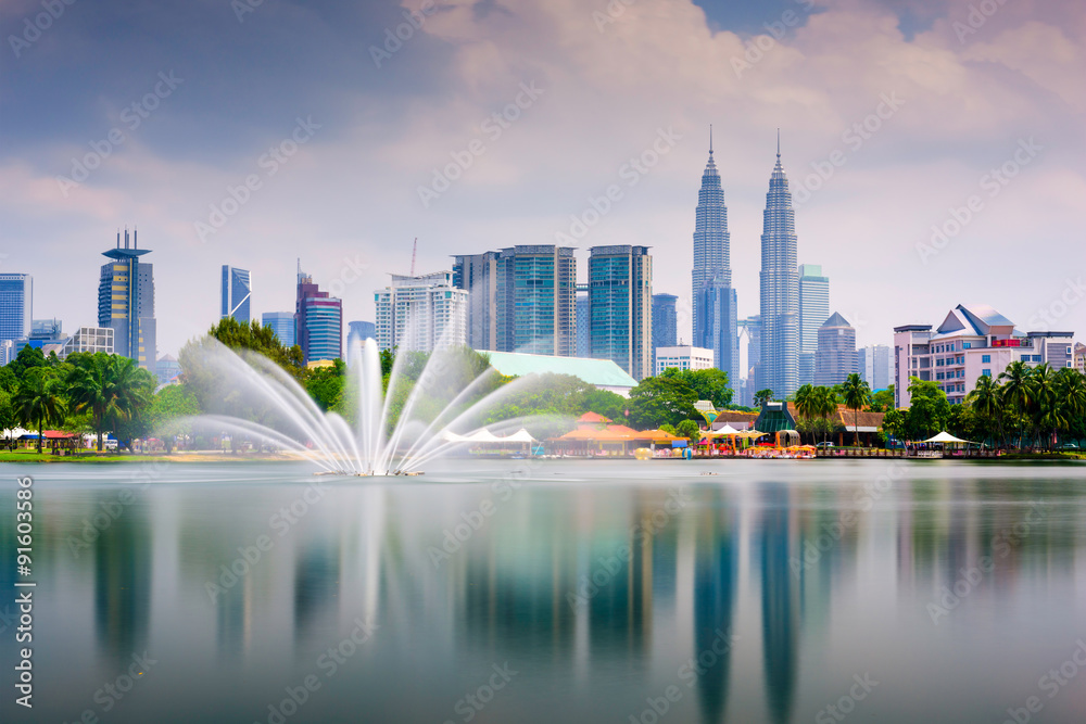 Kuala Lumpur Park Skyline