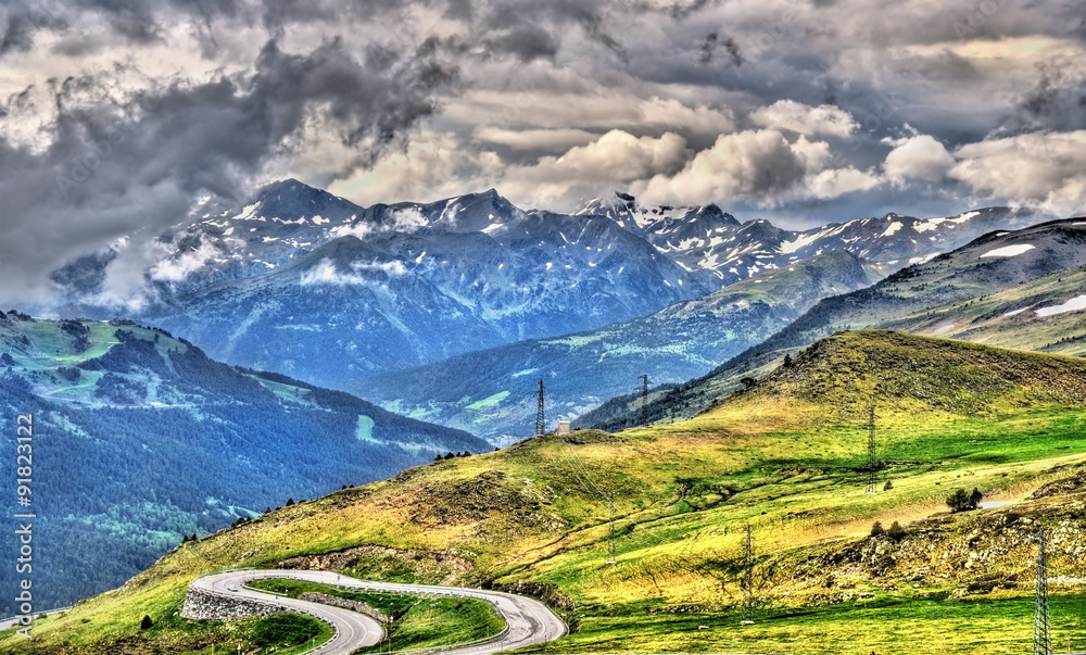 View of the Pyrenees near El Pas de la Casa - Andorra