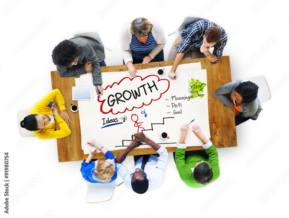 Growth Planning Ideas Goal Development Concept