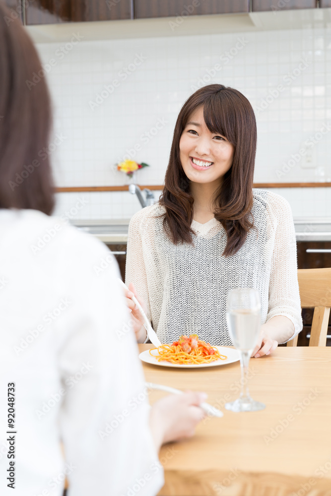 亚洲年轻女性生活方式形象