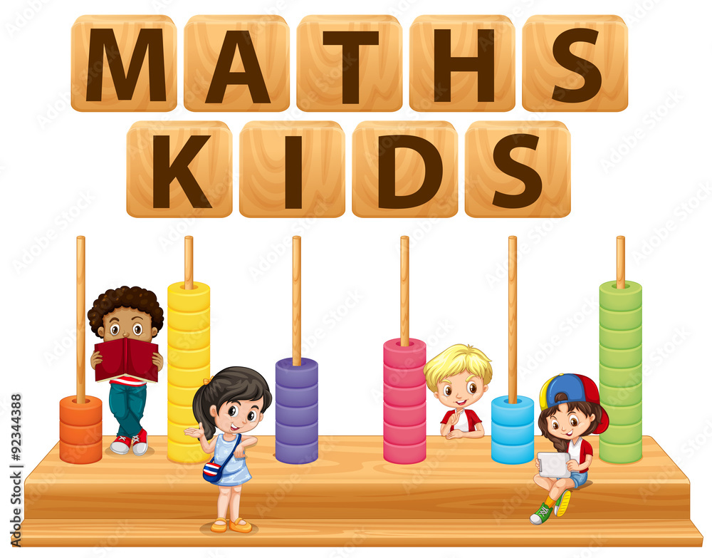 Children and math toy