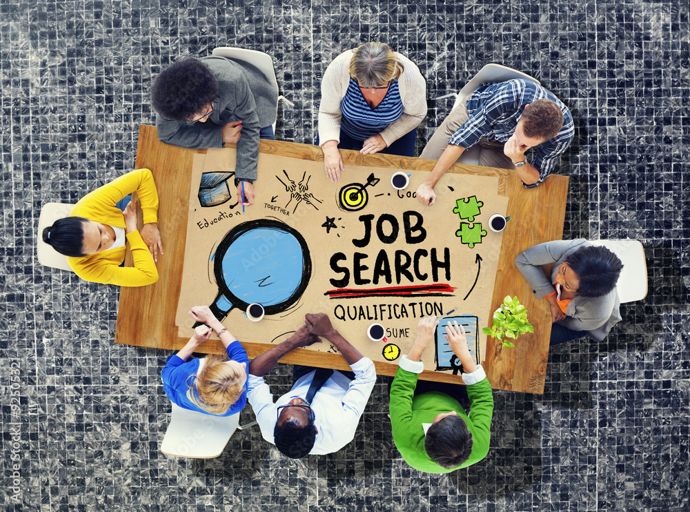 Job Search Qualification Resume Recruitment Hiring Application C