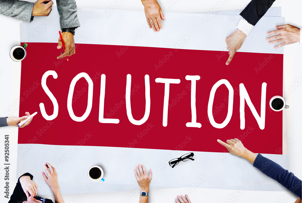 Solution Solving Problem Resolve Strategy Concept