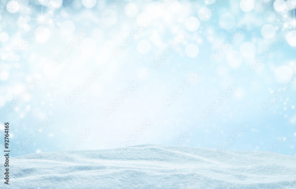 Winter abstract background