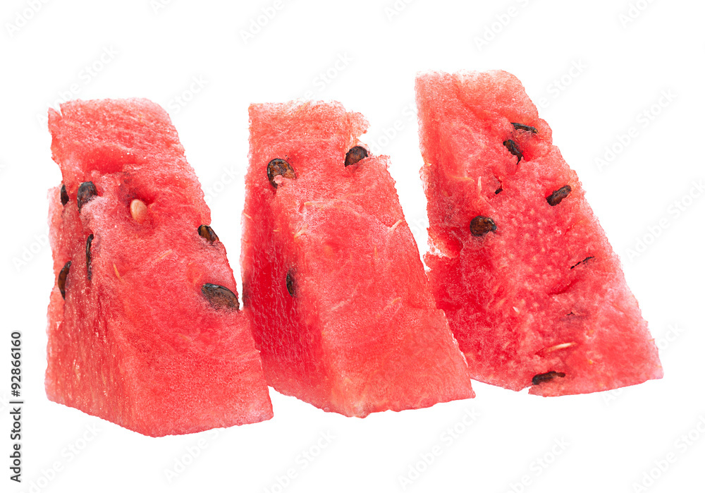 Watermelon fruit triangle slice