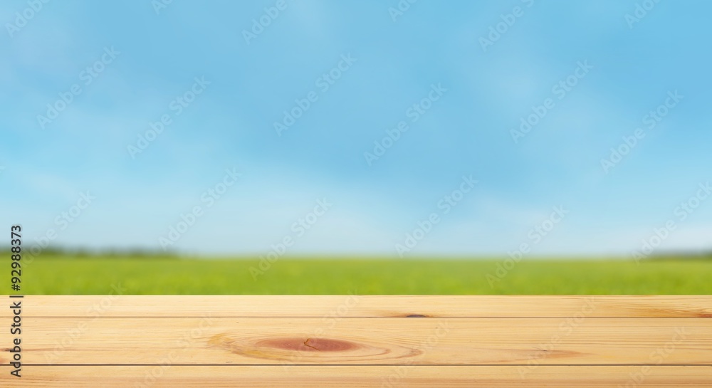 Wooden deck background.