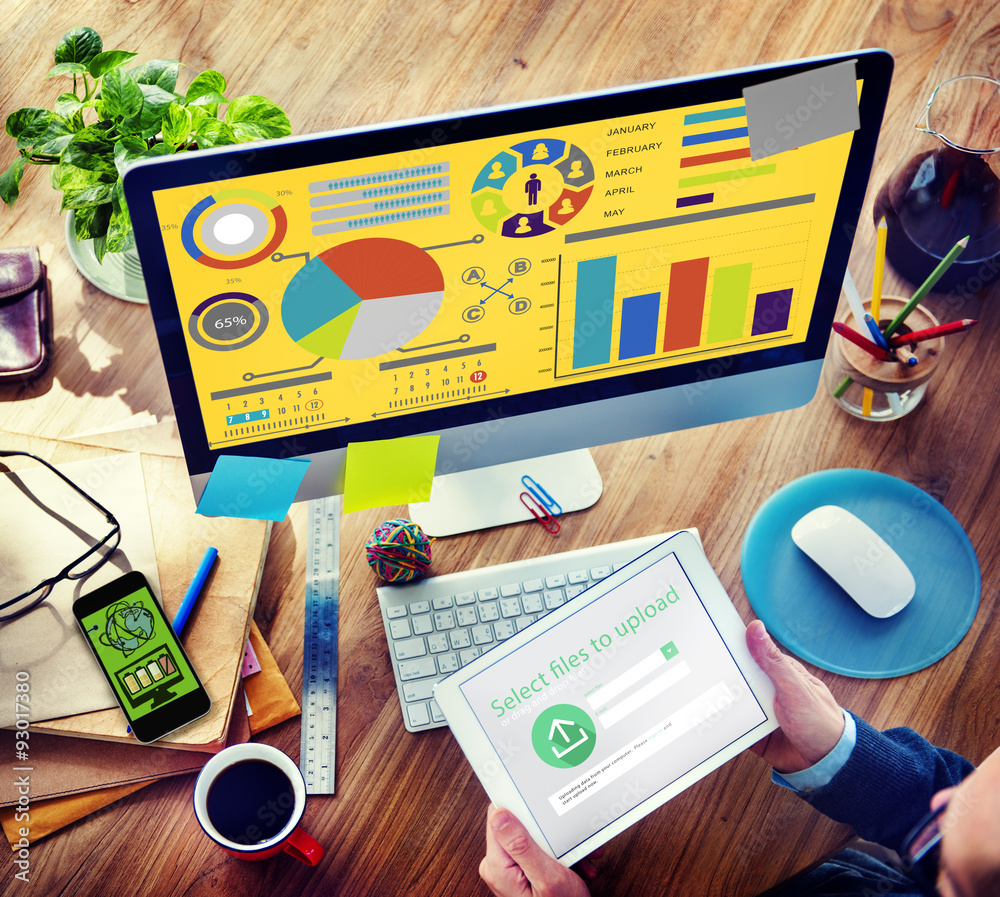 Bar Graph Chart Data Information Inforgraphic Report Concept