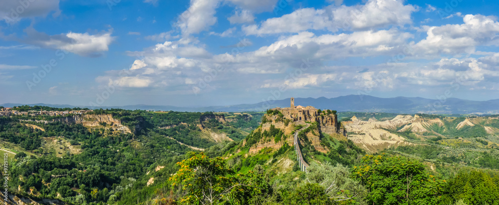 Civita di Bagnorego，拉齐奥，意大利