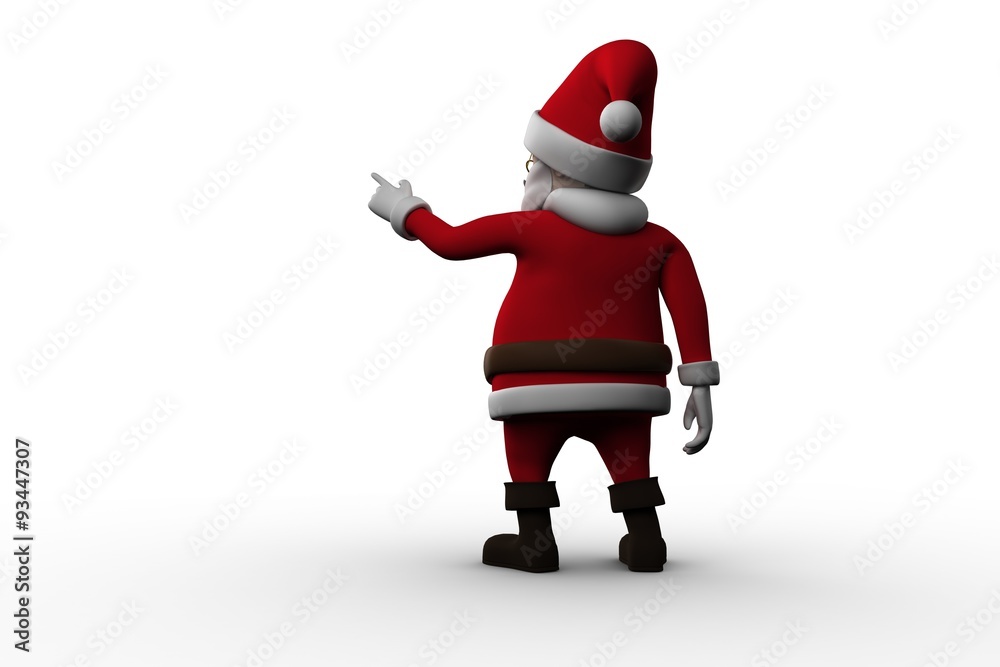 Cute cartoon santa claus