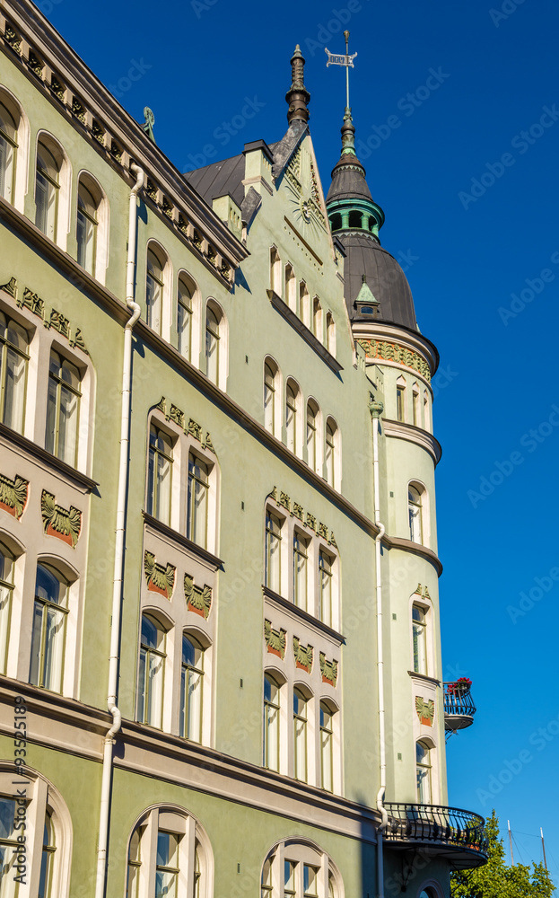 Buildings in the city centre of Helsinki - Finland