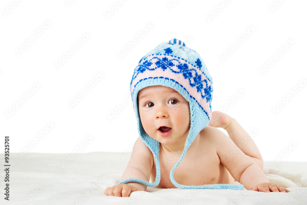 Baby isolated on white background